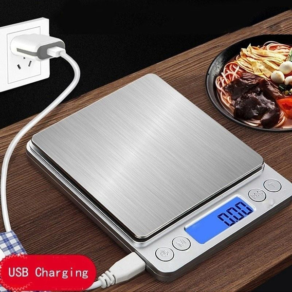 Portable Pocket Electronic Scales Jewellery Gold Weighing Mini Digital Scale USB 