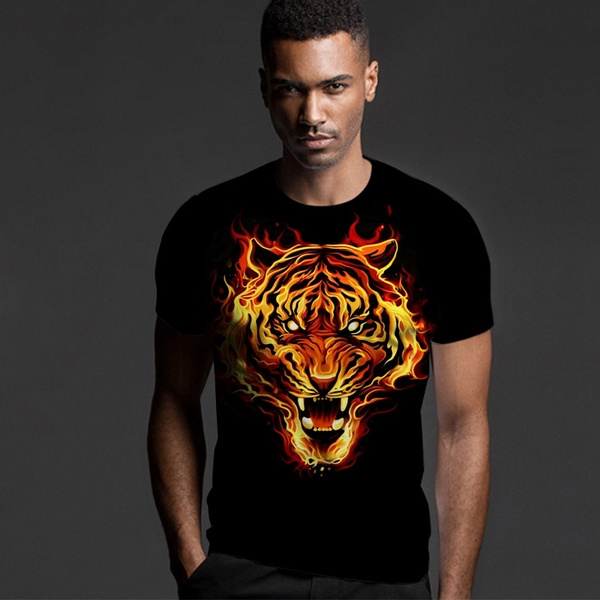 Plus size tiger store shirt