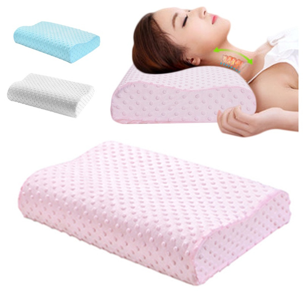 Wavy Memory Foam Sleeping Pillow Slow Rebound Orthopedic - Temu