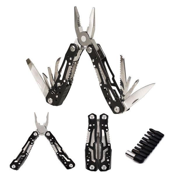 Multifuctional Outdoor Foldable Swiss Army Knife Tool Knife Pliers Saw