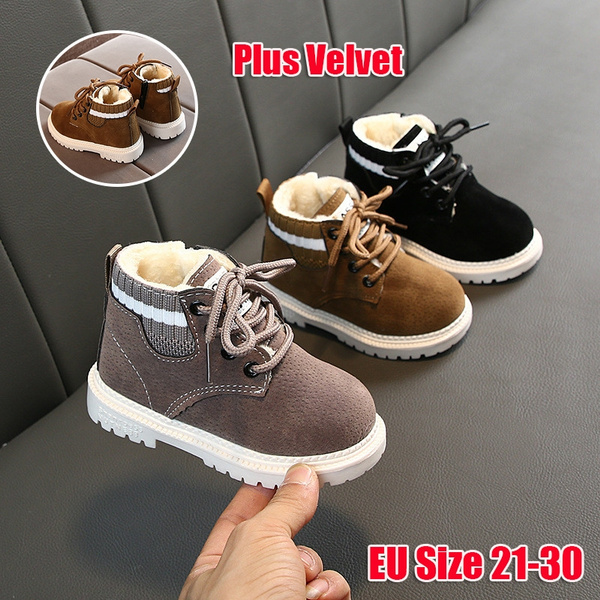 Children Kids Warm Boots Toddler Baby Boys Girls Martin Sneaker Casual Shoes NEW 