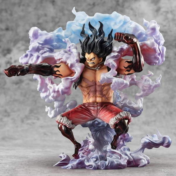 Anime One Piece Snake Man Luffy Gear 4 Fourth Monkey D Luffy Figure Model Statue Wish