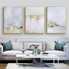 White Gold, Wall Art, Home Decor, canvaspainting