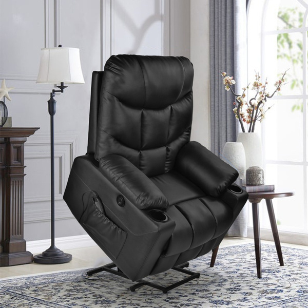 Electric Power Lift Recliner Chair For, Leather Lift Chairs For The Elderly