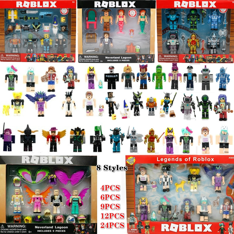 8 Styles 7 8cm Classic Original Roblox Games Figure Kids Pvc Action Figure Toy Wish - 6 styles roblox figures 7cm 28 inch pvc game roblox toys