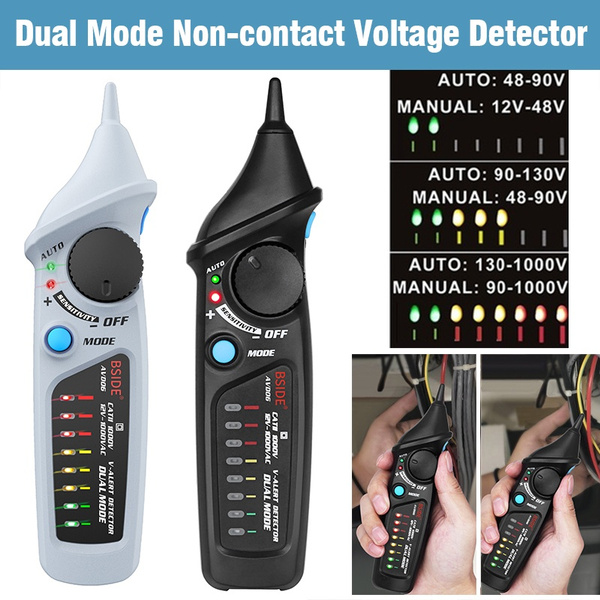 MAXRIENY AVD06 Dual Mode AC Voltage Detector Test Pen & Flashligh Function K1U0 