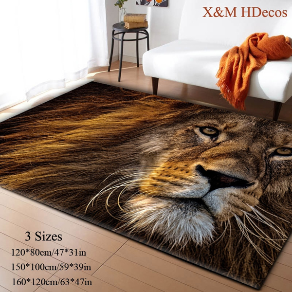 ALAZA Tiger Embroidery Artwork Area Rug Rugs Mat for Living Room Bedroom 6'x4' ALAZA Tiger Embroidery Artwork Area Rug Rugs Mat for Living Room Bedroom 6'x4'