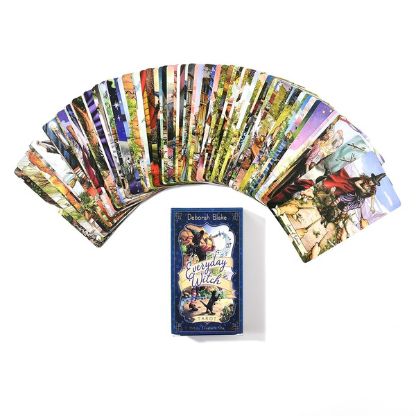 YISHIYI Witch Tarot Deck for Divination Everyday Witch Tarot Oracle Card