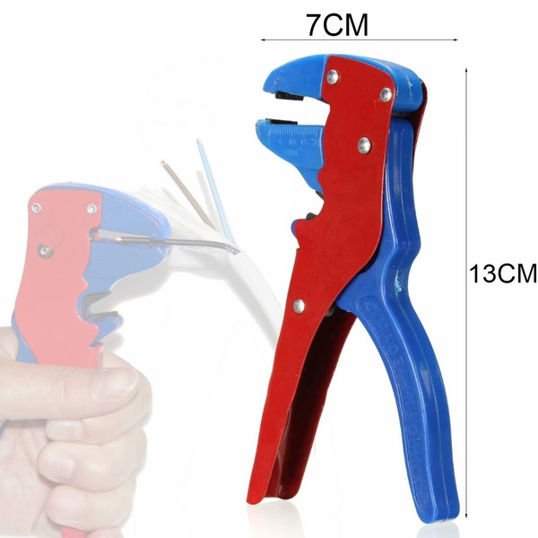 Automatic Self-Crimper Stripping Cutter Adjust Cable Wire Stripper Terminal Tool 