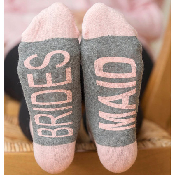 Womens Socks Wedding Party Socks Bridesmaid Bride Socks Casual Cotton Socks Gift For Bridesmaid | Wish