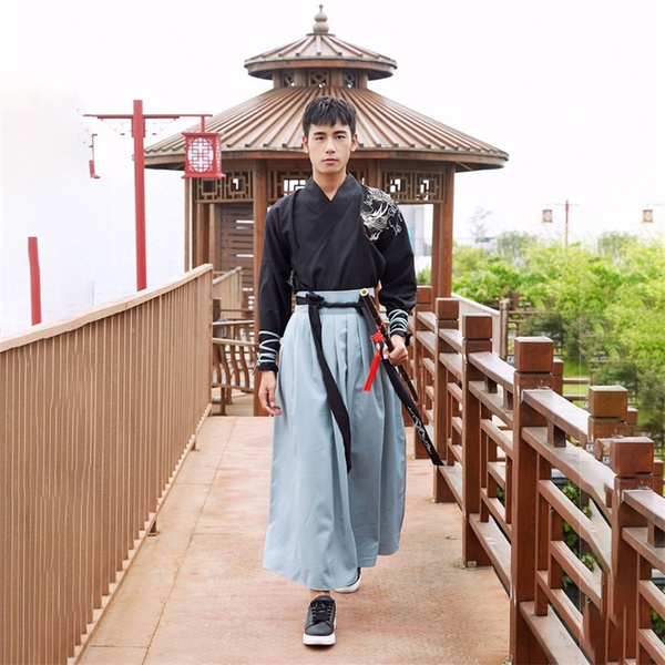 Men Sakura Costume Japanese Style 