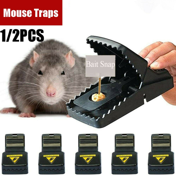 Reusable Rat Catching Mouse Traps Rodent Mice Trap Bait Snap Catcher