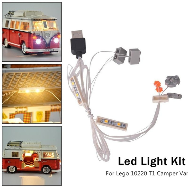Updated Led Light Kit Only For Lego 10220 The Volkswagen T1 Camper Van Lighting 