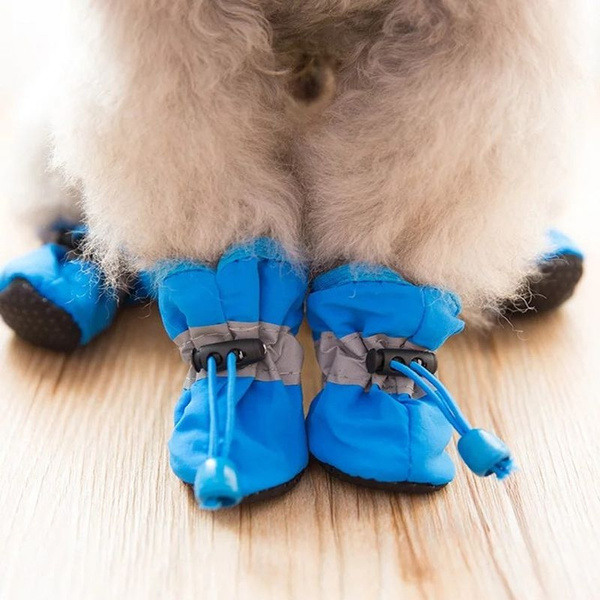 Walking Dog Shoes Warm Pet Dog Cat Winter Shoes For Dogs Non-slip Dog Snow  Boots Chihuahua Shih Tzu Shoe Dog Shoes