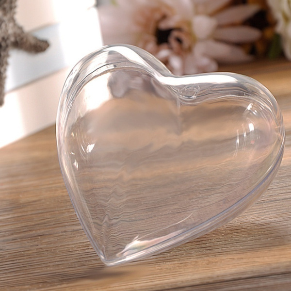 Clear Acrylic Heart 