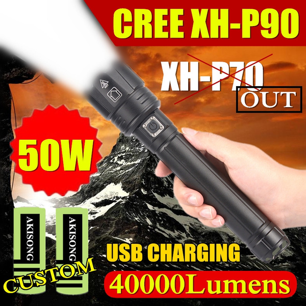 police 50w flashlight