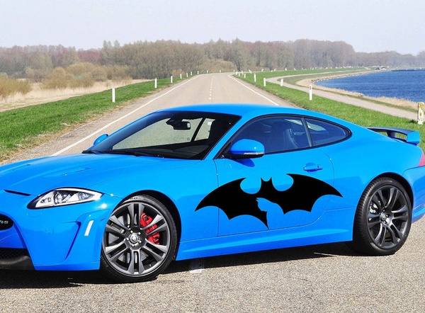 Batman Logo Car Hood Decal Batman Logo Car Decals Batman Car Truck 