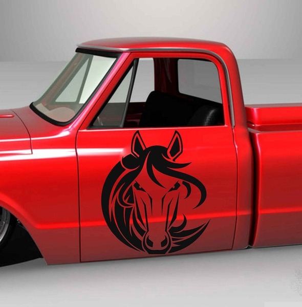 Horse Head Car Hood Decal Horse Head Car Decals Horse Car Truck Horse