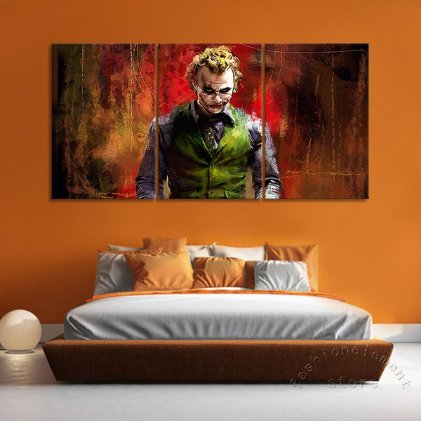 Unframed 3 Pieces Hd Movie Joker Poster Living Room And Bedroom Wall Decor  Canvas Art Wall Picture Nice Gifts | Wish