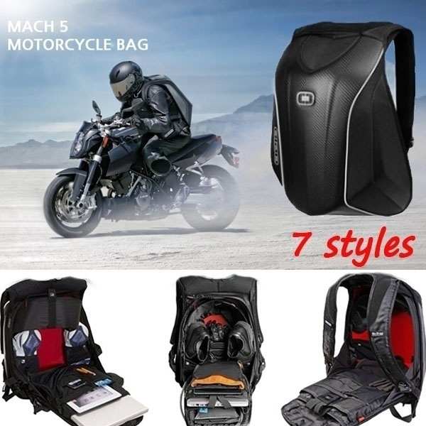 2019 New 7 Style Motorcycle Rider Knapsack Motor Biker Carbon Fibre Helmet  Backpack Motorcycle Riding Bag | Wish