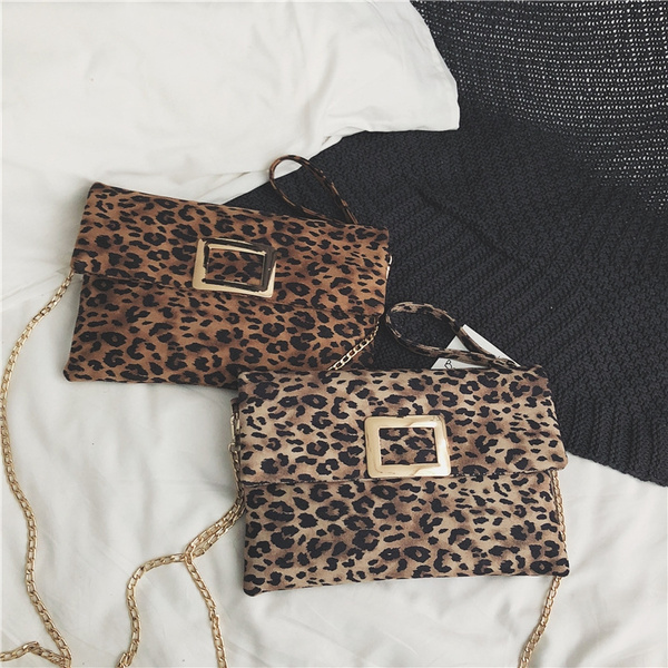 bolsos de hombro Bolsos Retro con estampado de leopardo para mujer 