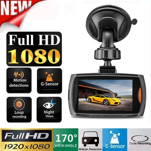 Full HD 1080P Car DVR Vehicle Camera Video Recorder Dash Night Vision G-Sensor 