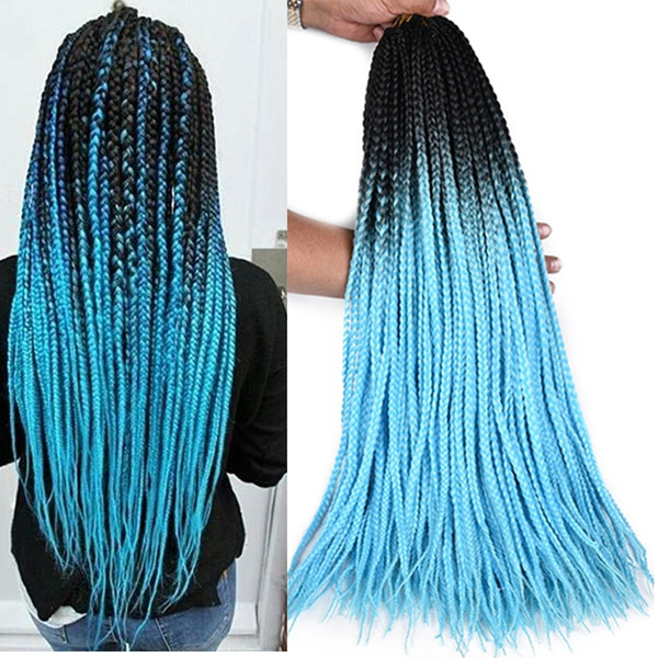 24 Zoll Haarverlängerungen Crochet Braids – Synthetik-Haar, 3 Bündel à 100 G (gesamt 300 G), Hitzebeständig Bis 120°C, Farbe Rot, Für Flechtfrisuren