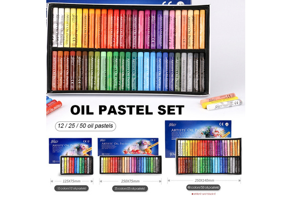 12/25/48Colors Oil Pastel Artist Soft Pastel Graffiti Painting Drawing Pen  School Stationery Art Supplies