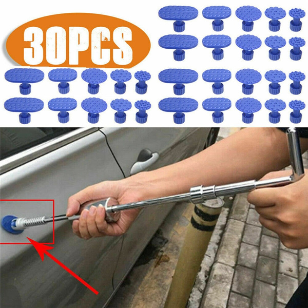 Car Body 30Pcs Dent Removal Pulling Tabs Paintless Repair Tools Glue Puller Tabs 