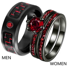 Couple Rings, blackringsforcouple, wedding ring, titanium