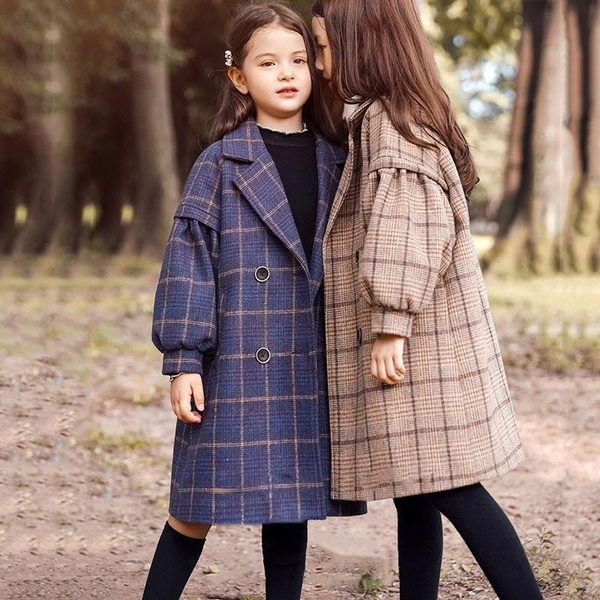 Girls wool hot sale jacket