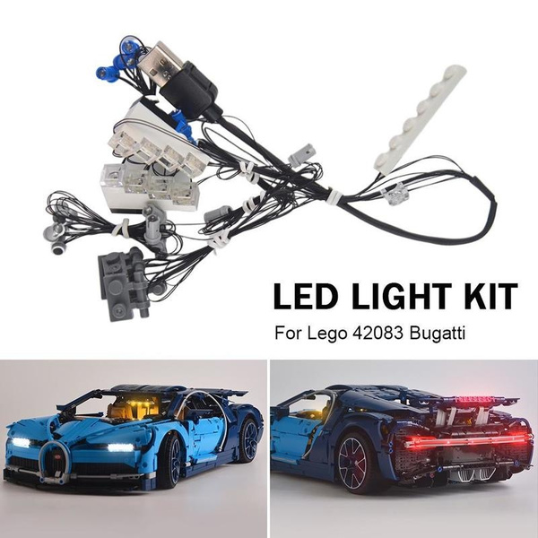 LED Light Kit For 42083 Bugatti Chiron Technic USB Interface Toys