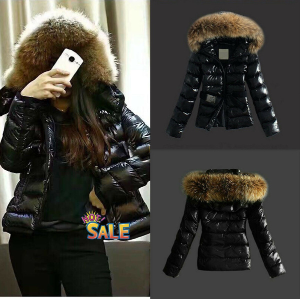 Womens Winter Warm Down Coat Parka With Fur Hooded Jacket Quilted Puffer Outwear With Belt Wish 4570