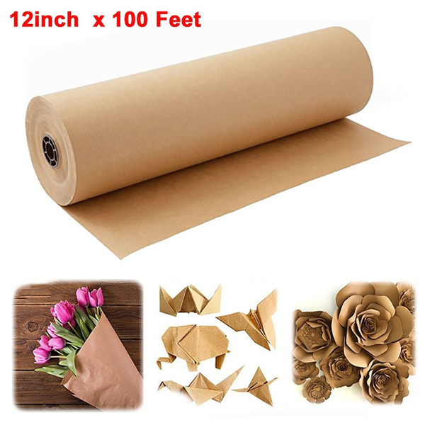 Buy RUSPEPA Kraft Wrapping Paper Roll- Recycled Nature Paper for  Wedding,Birthday, Shower, Congrats 4 Roll - 76CM X 305CM Per Roll Online at  desertcartINDIA