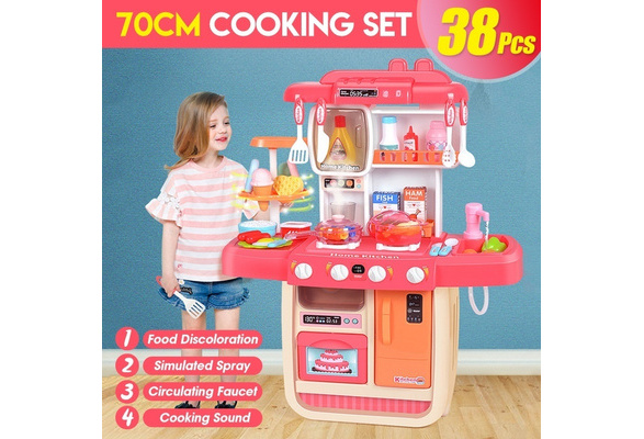 role play children's kitchen cooking set