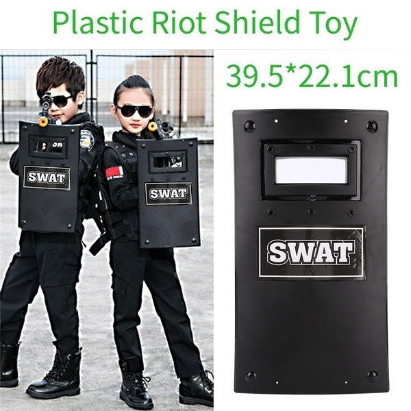 SWAT Shield Riot Shield Policemen Role Play Game Kids Military Model Toy Tool 