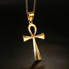 Steel, Men  Necklace, Cross necklace, Cross Pendant