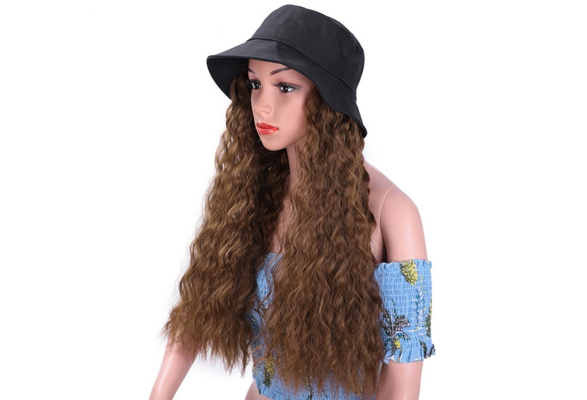 Bucket Hat Instant Celebrity Cap Do Wig 