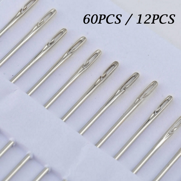 Greencrest Self-Threading Needles – 0.5mm, Assorted Pack Of 6 For Hand Sewing