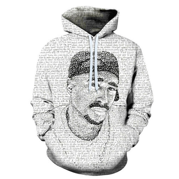 New Fashion Women/Men 2pac tupac Funny 3D Print Casual Hoodies Sweatshirt TR35