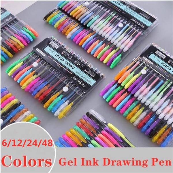 48pcs Colored Gel Pen