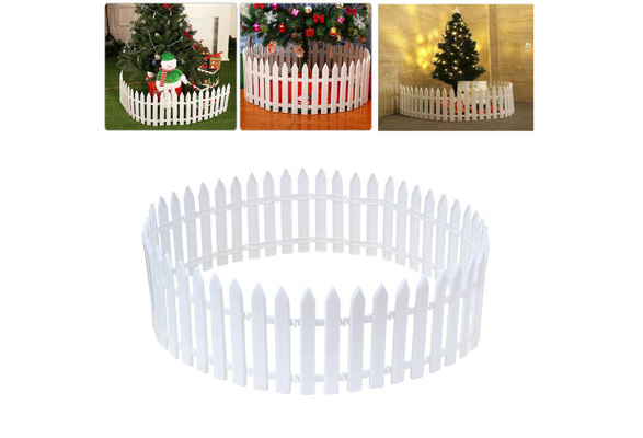 1/10pcs White Picket Fence Miniature Garden Christmas Xmas Tree Decoration 