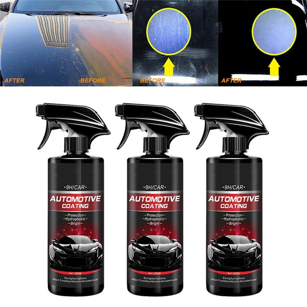 9H 500ml Shine Armor Ceramic Spray Car Polish Spray Coat Quick Nano Coating