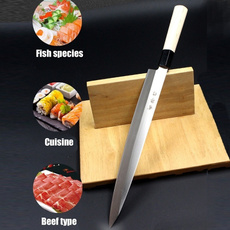 Stainless Steel, yanagibaknife, fish, Sushi
