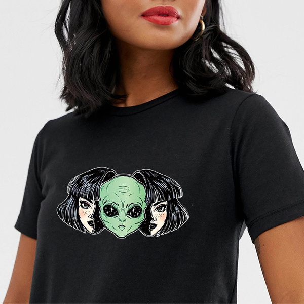 alien t shirt women