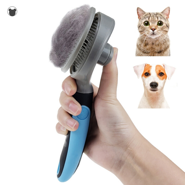 Cepillo Para Gatos Peine Autolimpiante Para Perros 