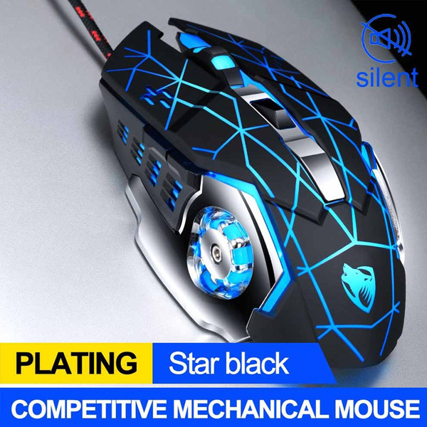 Pro Gamer Gaming Mouse 8D 3200DPI Adjustable Wired Optical LED Computer  Mice USB Cable Silent Mouse for laptop PC | Wish