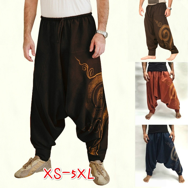 plus size mens harem pants