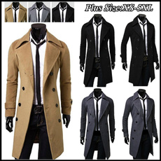 woolen coat, Plus Size, winterjacketsmen, Winter