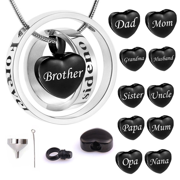 Mom And Dad Urn Necklaces For Ashes No Longer By My Side, Forever In My  Heart Cremation Urn Locket Jewelry From Misyoujewelry, $3.25 | DHgate.Com